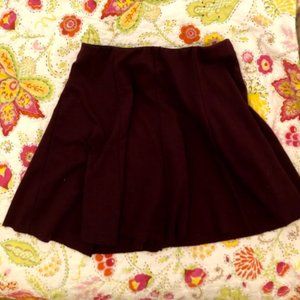 brandy melville burgundy skirt